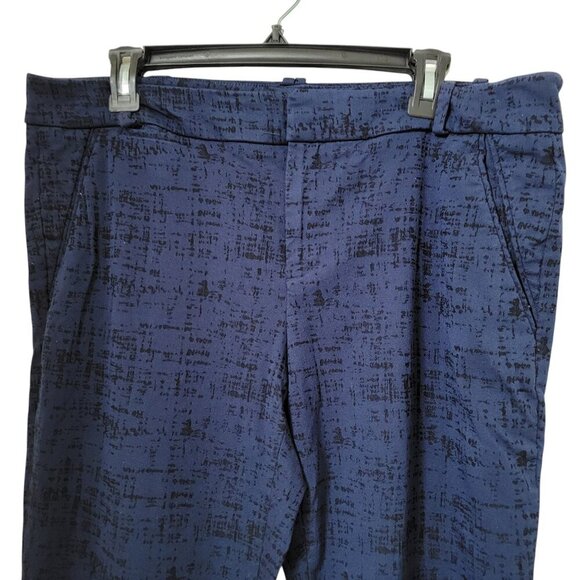 Calvin Klein Size 14 Blue with Black 'Distressing' Pants, Gently Used Condition - Picture 2 of 14